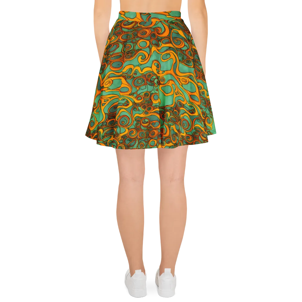 Nebula Nodes on Skater Skirt — Back