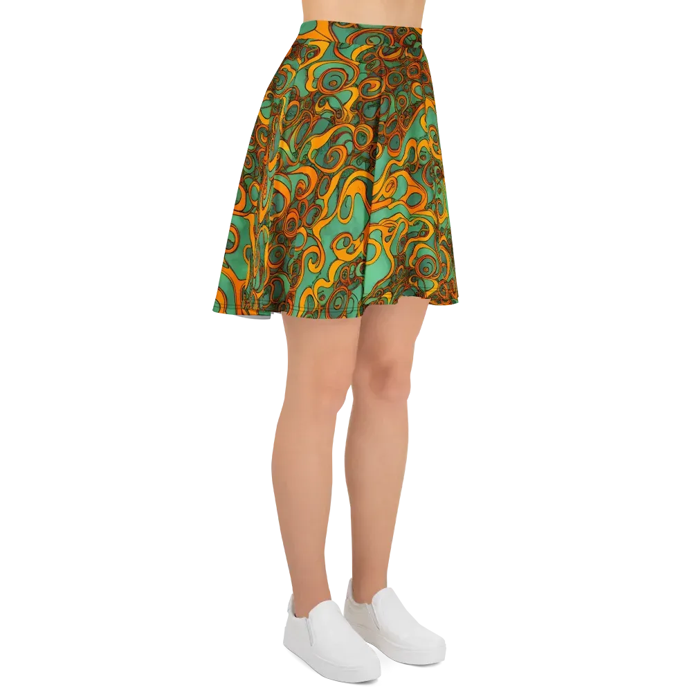 Nebula Nodes on Skater Skirt — Right
