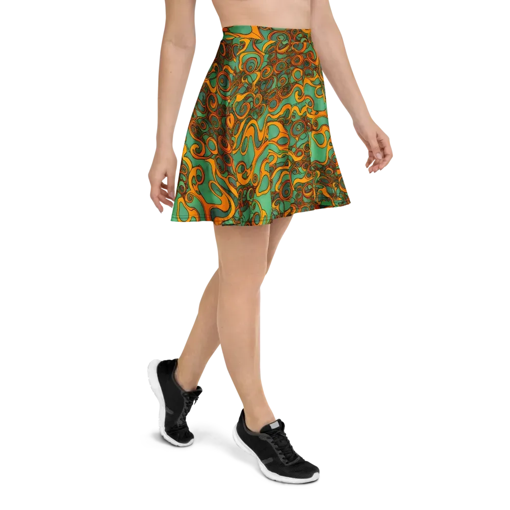 Nebula Nodes on Skater Skirt — Right