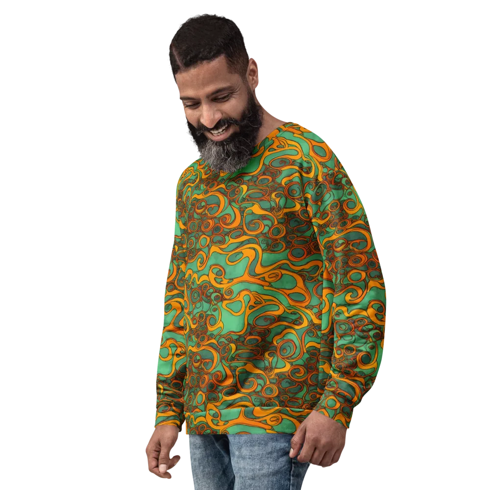 Nebula Nodes on Sweatshirt — Left Front