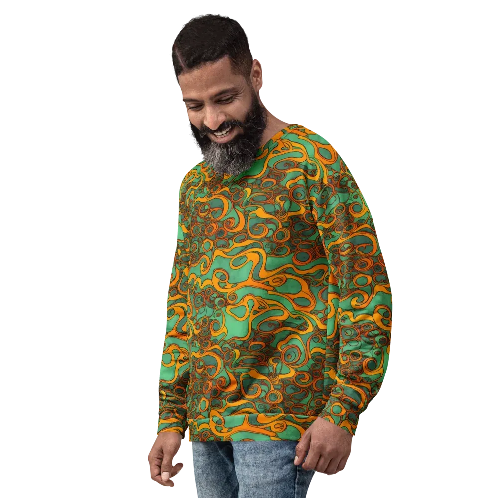 Nebula Nodes on Sweatshirt — Left Front
