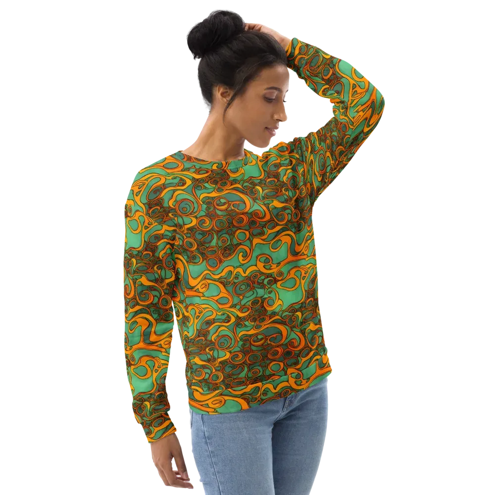 Nebula Nodes on Sweatshirt — Right Front