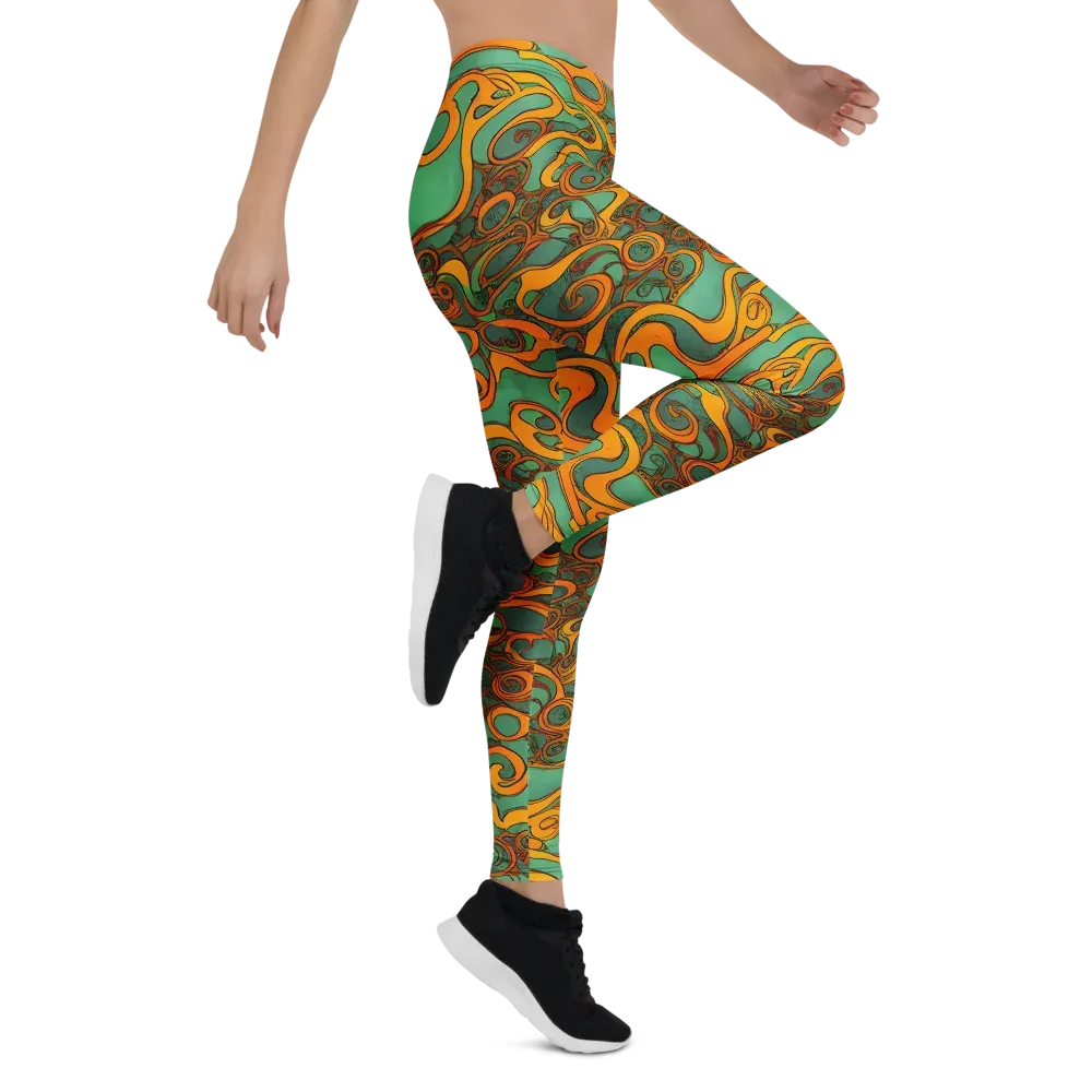 Nebula Nodes on Leggings — Right