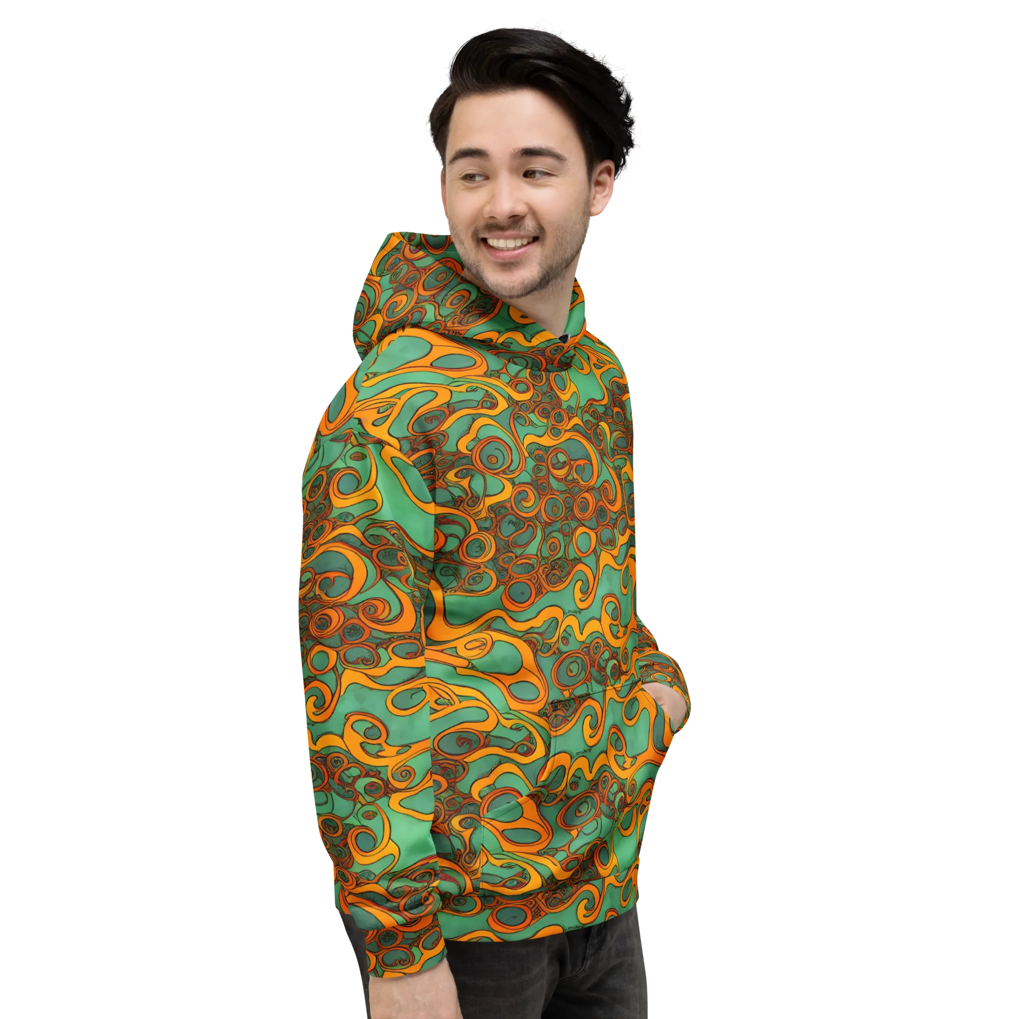 Nebula Nodes on Hoodie — Right