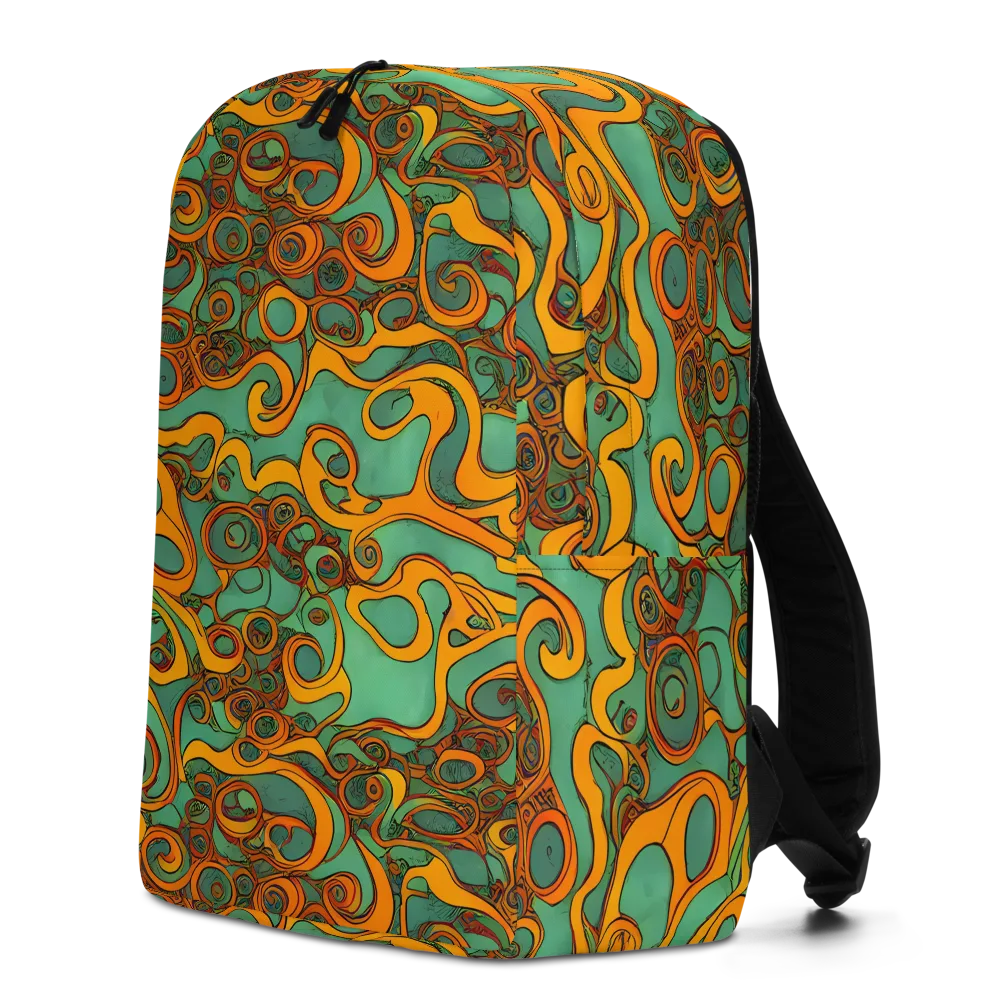 Nebula Nodes on Minimalist Backpack — Left