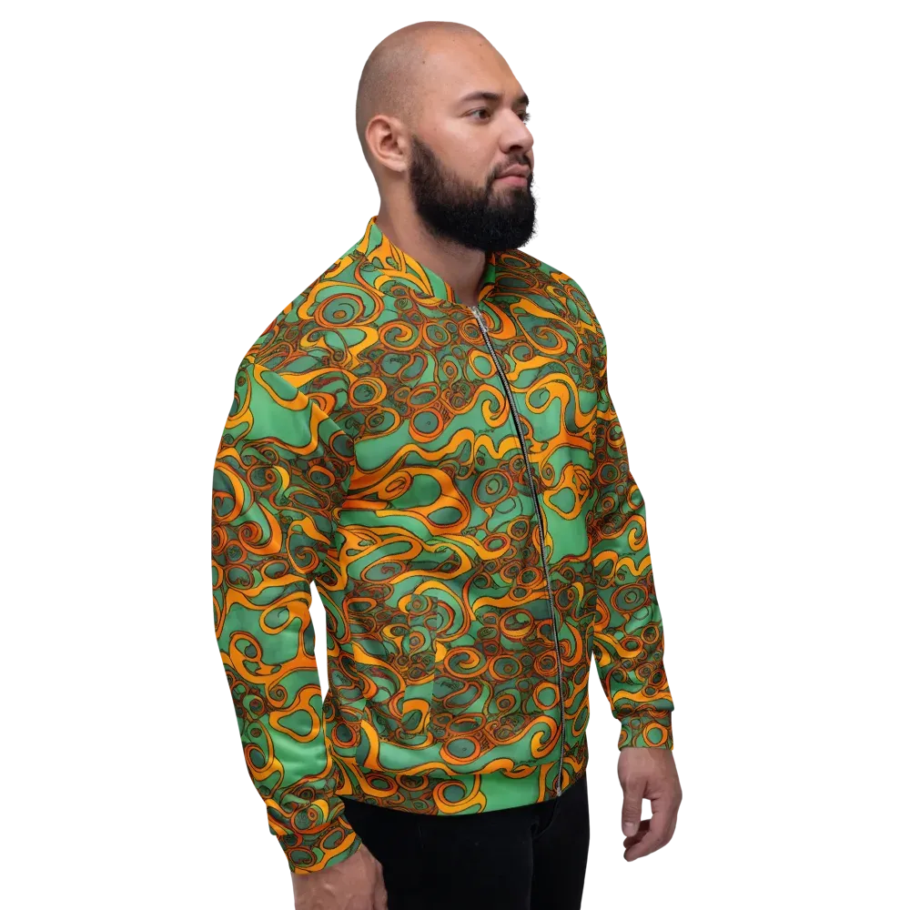 Nebula Nodes on Bomber Jacket — Right