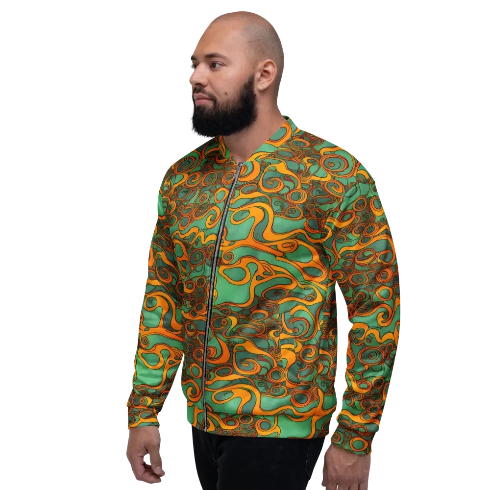 Nebula Nodes on Bomber Jacket — Left