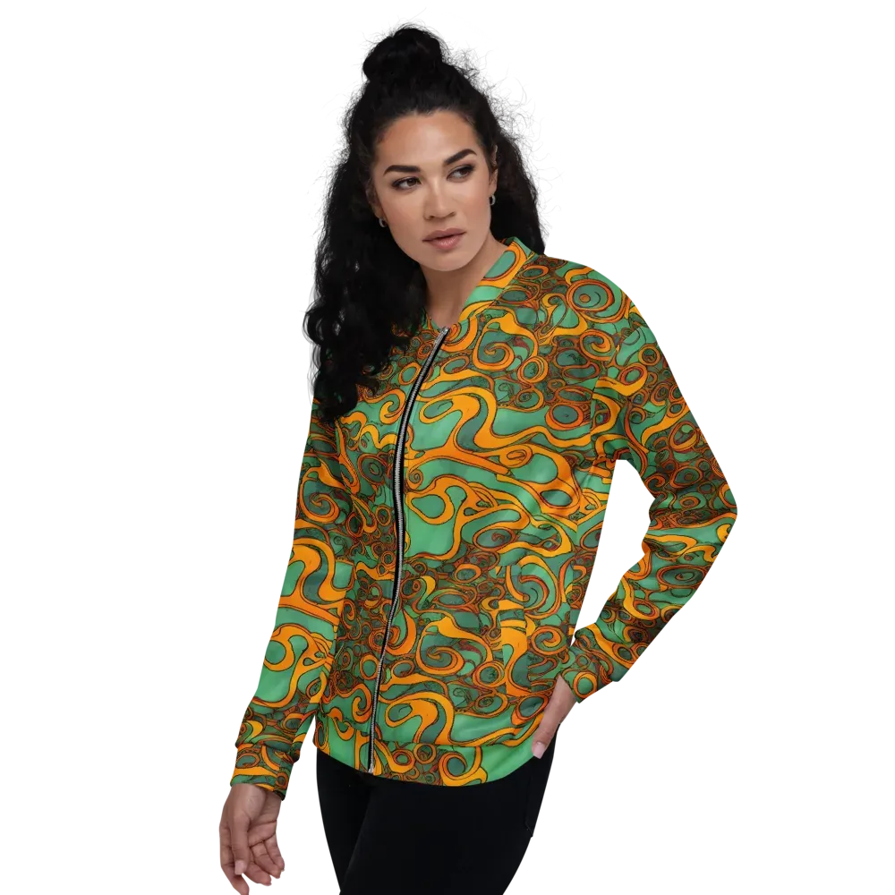 Nebula Nodes on Bomber Jacket — Left