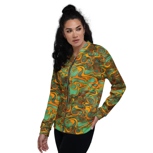 Nebula Nodes on a Bomber Jacket