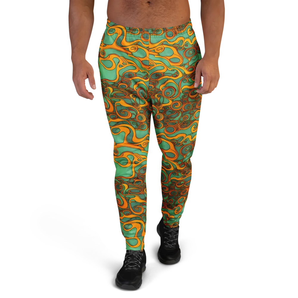 Nebula Nodes on Men's Joggers — Front