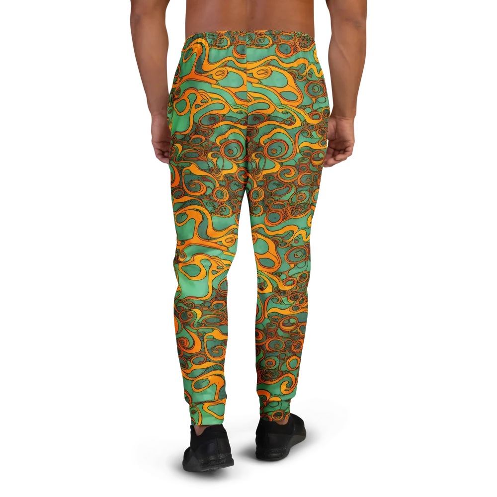 Nebula Nodes on Men's Joggers — Back