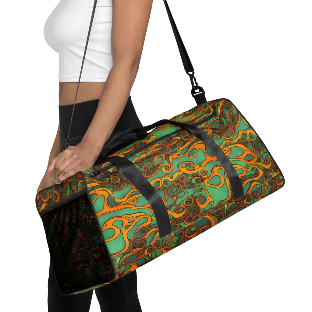 Nebula Nodes on Duffle Bag — Front