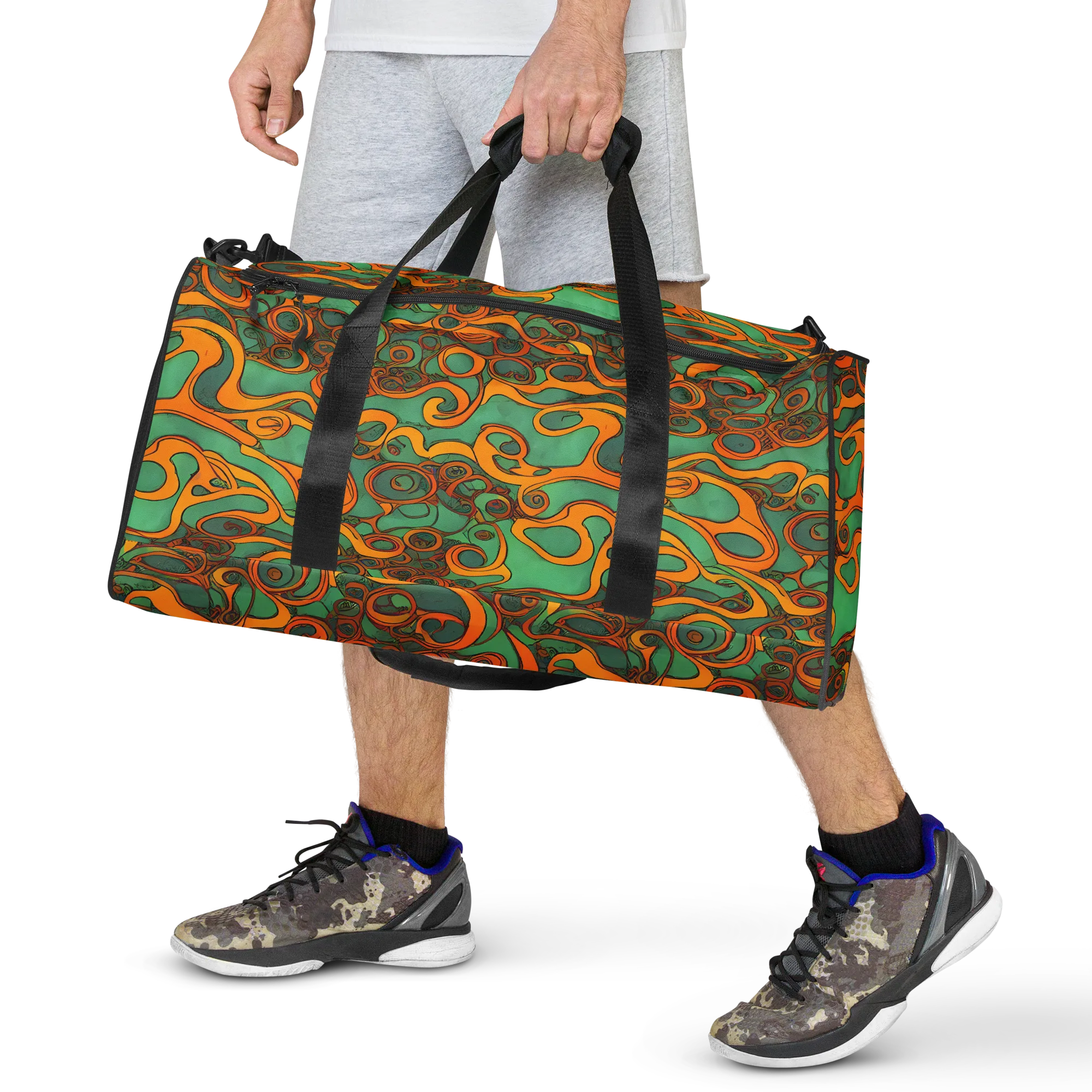 Nebula Nodes on Duffle Bag — Front