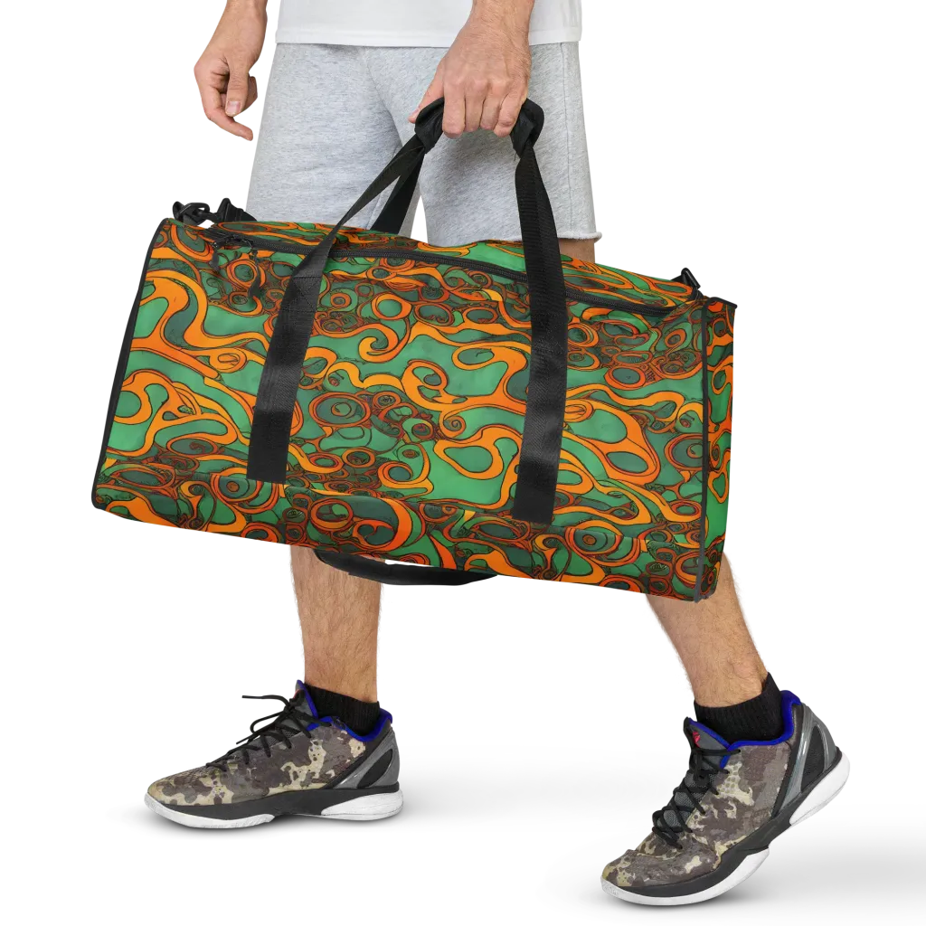 Nebula Nodes on Duffle Bag — Front