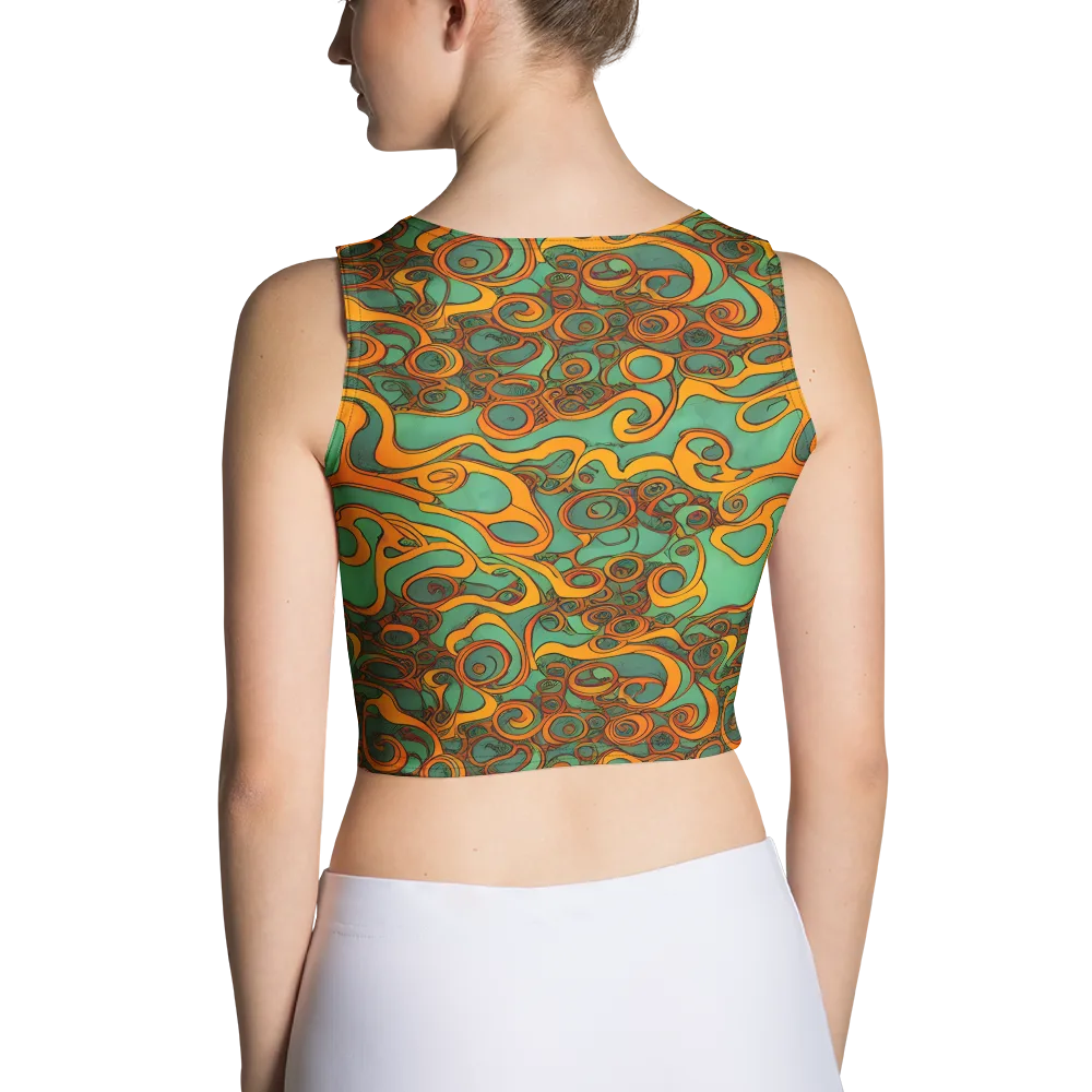 Nebula Nodes on Crop Top — Back