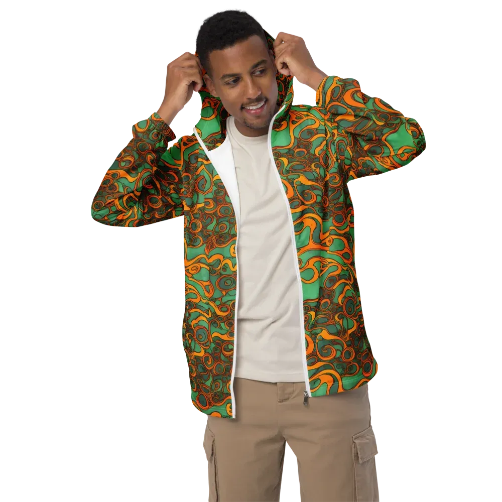 Nebula Nodes on Men's Windbreaker — Front