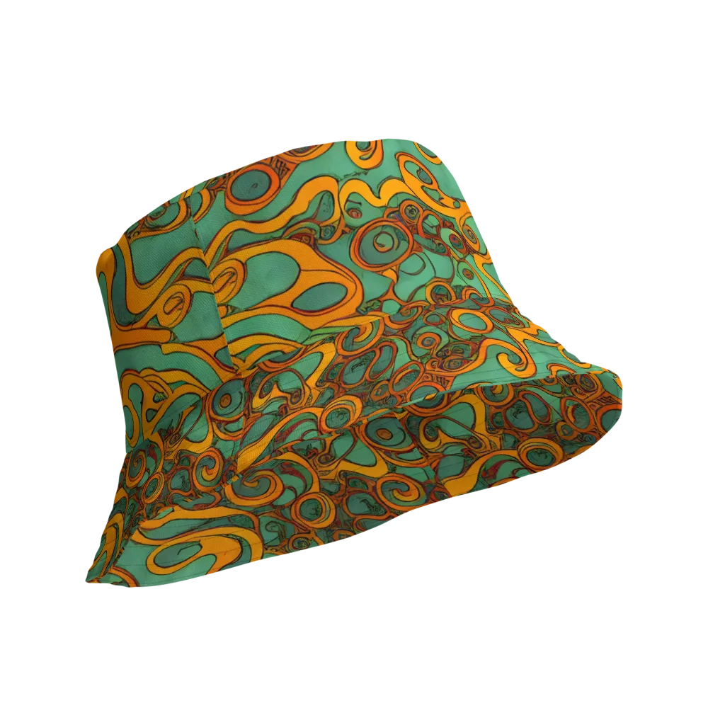 Nebula Nodes on Reversible Bucket Hat — Product details Outside