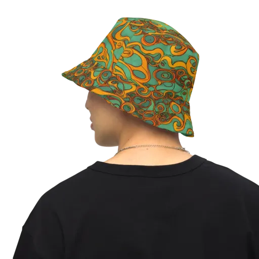 Nebula Nodes on a Reversible Bucket Hat