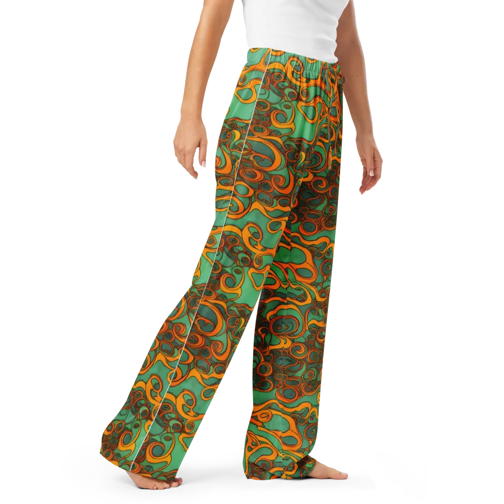 Nebula Nodes on Women's Pajama Pants — Right Front