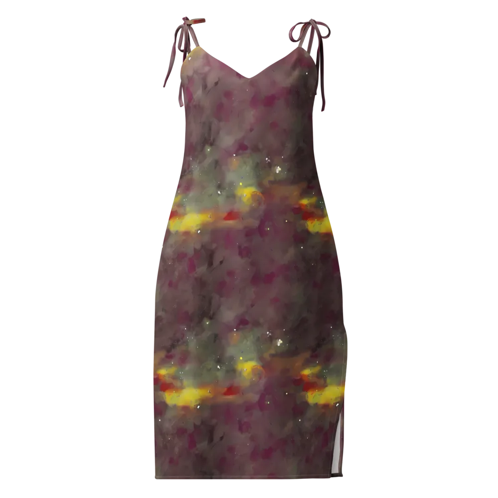 Whispers of Autumn on Slip Dress — Front