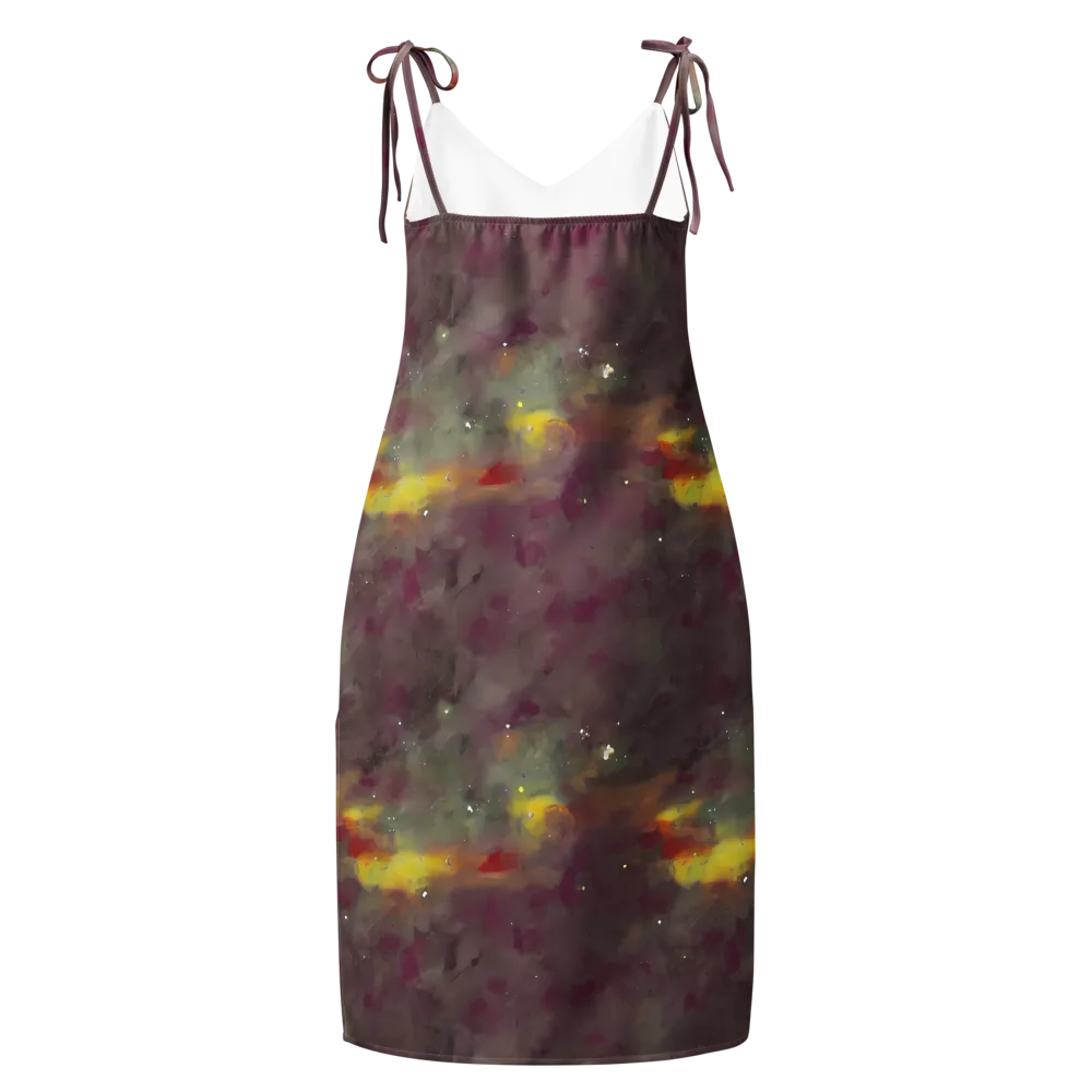 Whispers of Autumn on Slip Dress — Back
