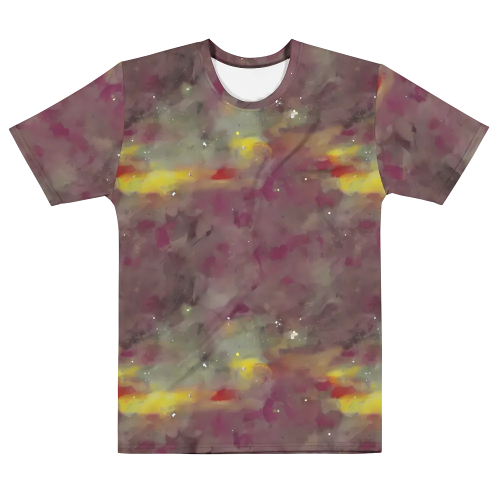 Whispers of Autumn on Men's Cotton Crew Neck T-Shirt — Front