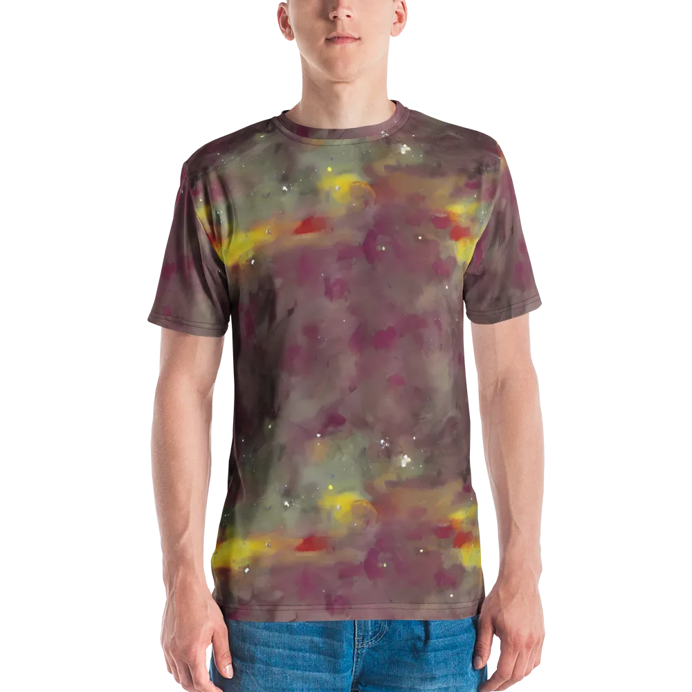 Whispers of Autumn on Men's Crew Neck T-Shirt — Front