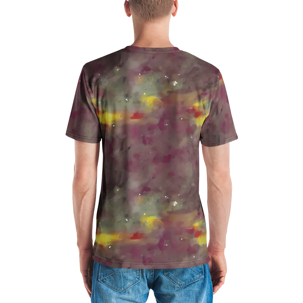 Whispers of Autumn on Men's Crew Neck T-Shirt — Back