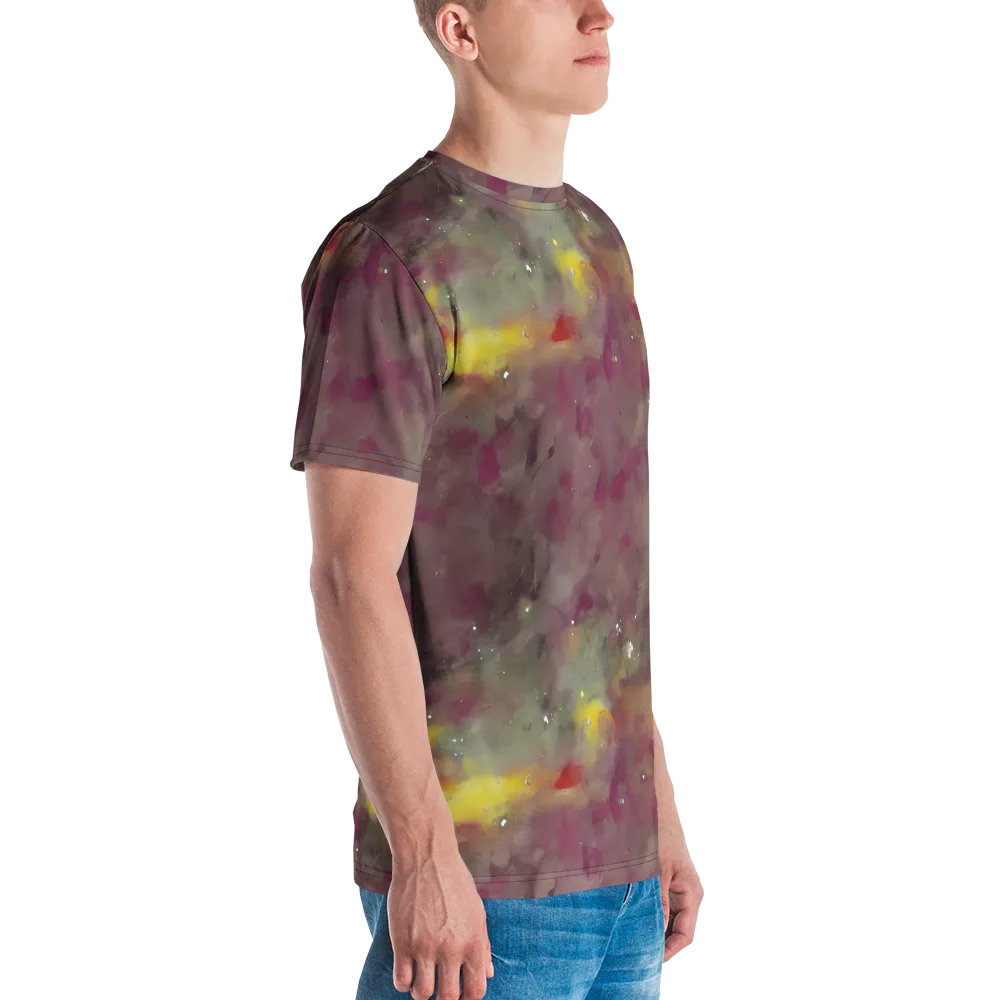 Whispers of Autumn on Men's Crew Neck T-Shirt — Right