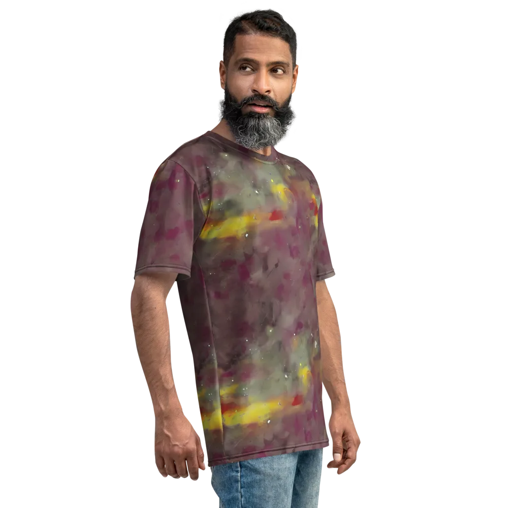 Whispers of Autumn on Men's Crew Neck T-Shirt — Right
