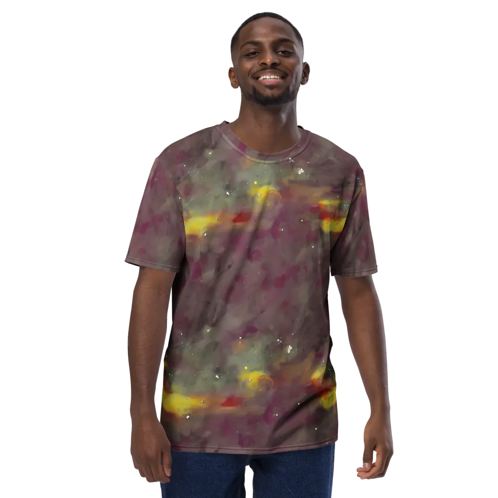 Whispers of Autumn on Men's Crew Neck T-Shirt — Front