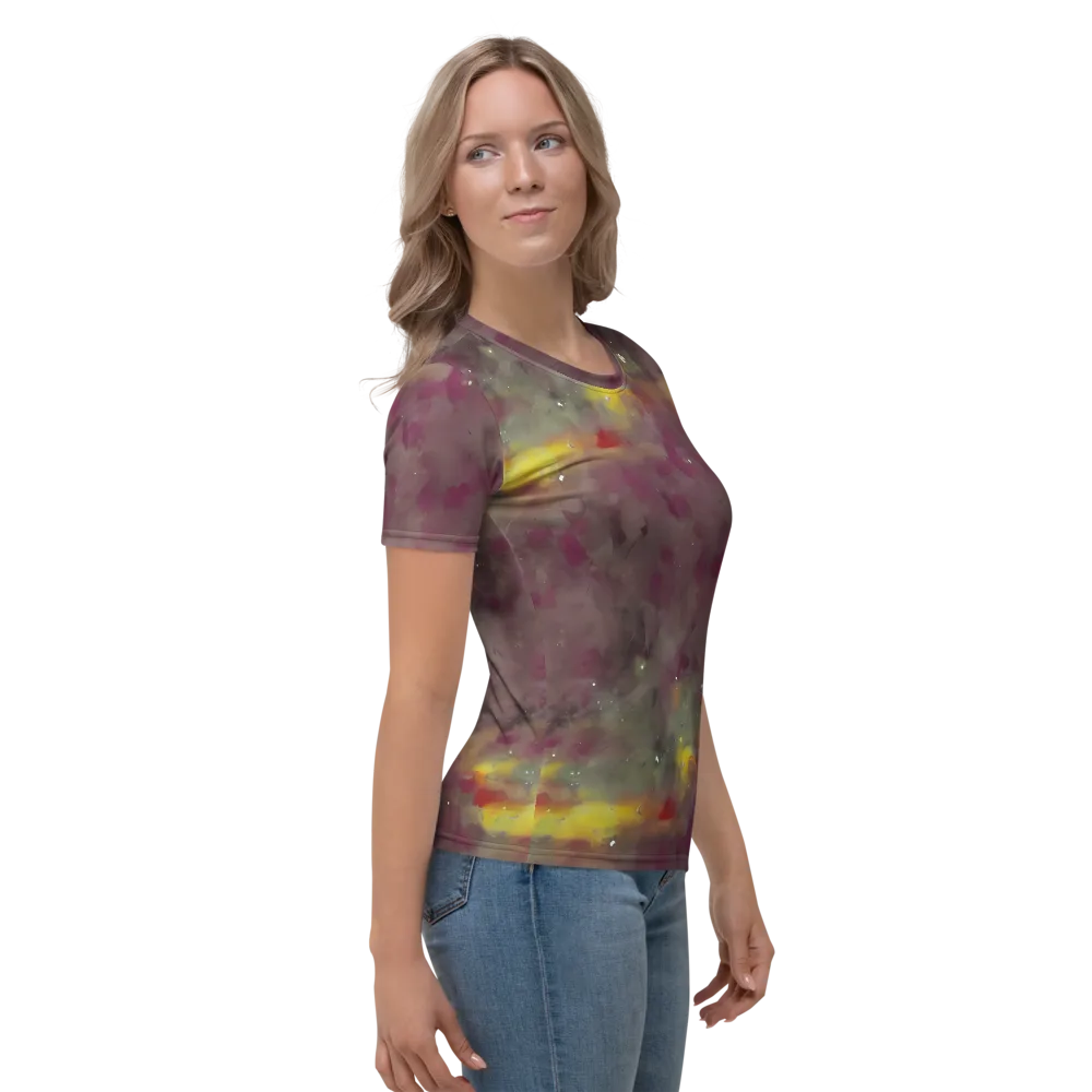 Whispers of Autumn on Women's Crew Neck T-Shirt — Right