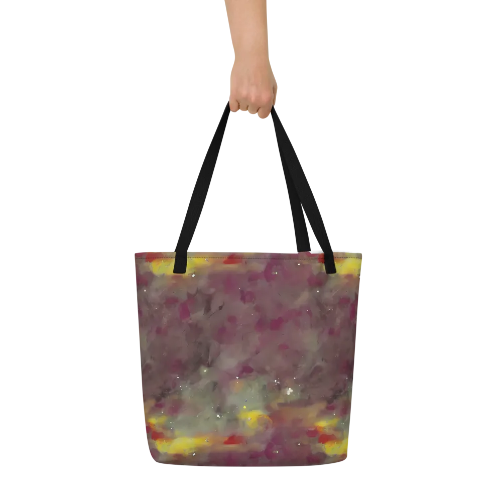 Whispers of Autumn on Large Tote Bag W/ Pocket — Front