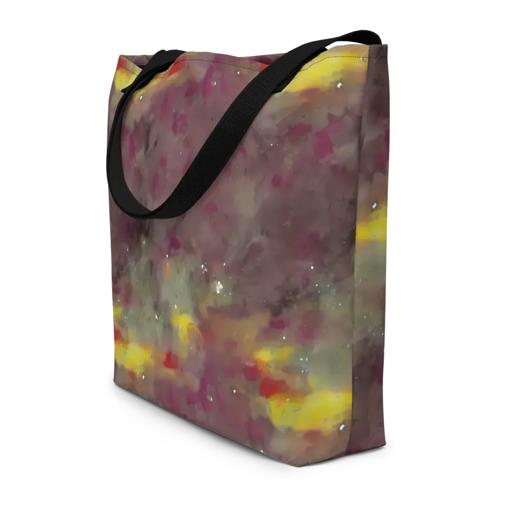 Whispers of Autumn on Large Tote Bag W/ Pocket — Front