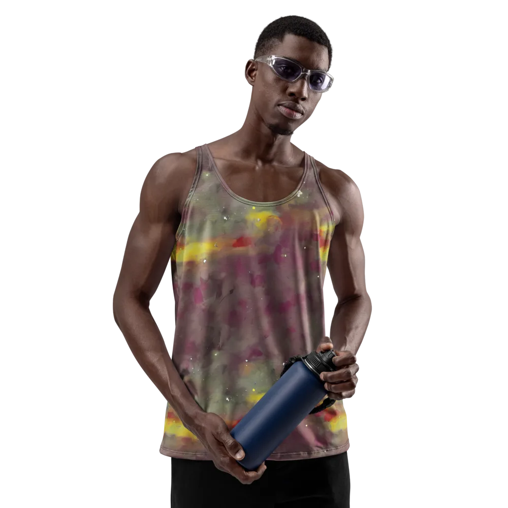Whispers of Autumn on Men's Tank Top — Front