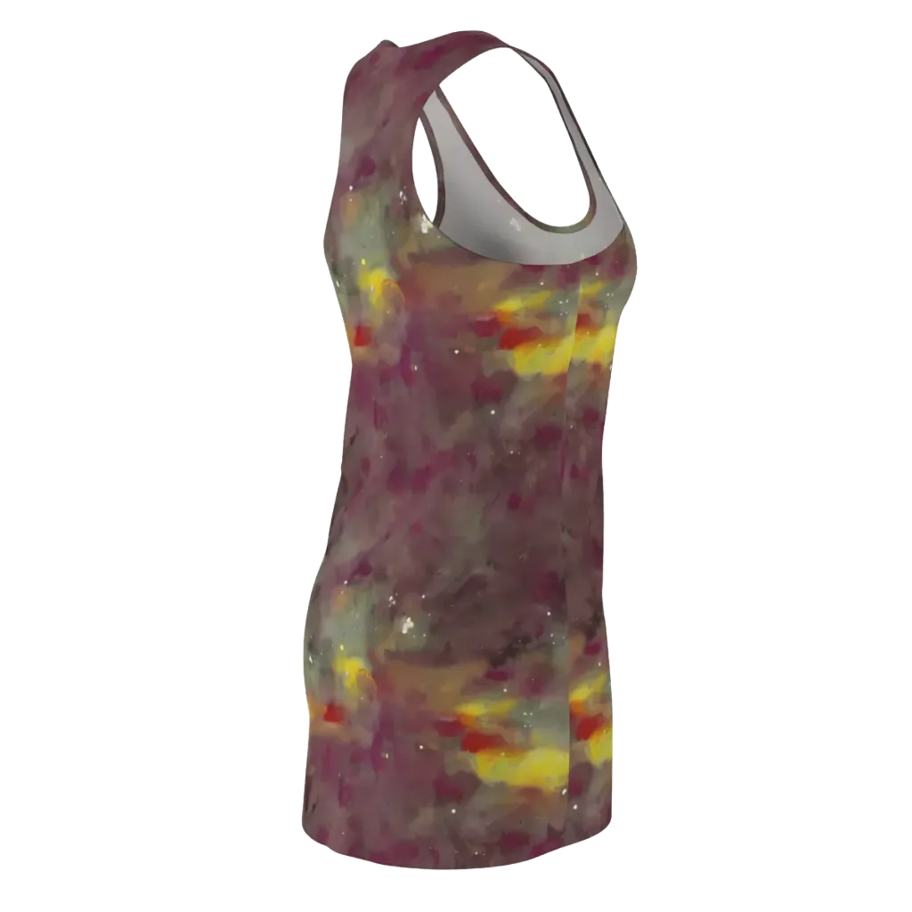 Whispers of Autumn on Racerback Dress — Back Side