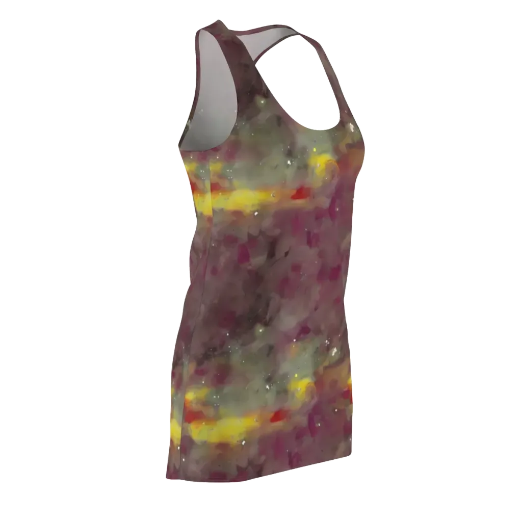 Whispers of Autumn on Racerback Dress — Front Side