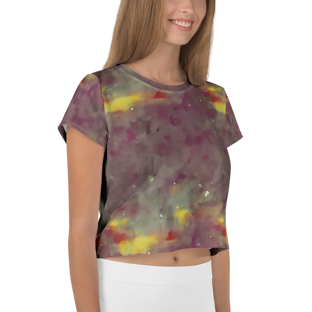 Whispers of Autumn on Crop Tee — Right