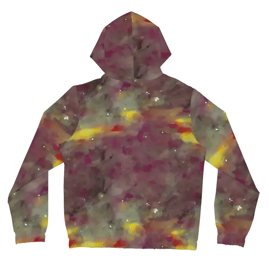 Whispers of Autumn on Women's Full-Zip Hoodie — Back