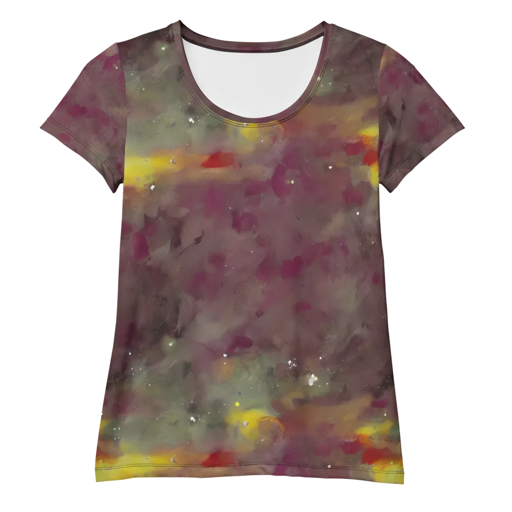 Whispers of Autumn on Women's Athletic T-Shirt — Front