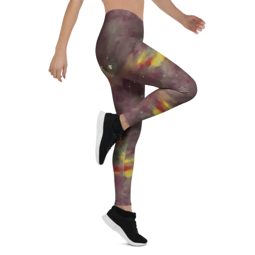 Whispers of Autumn on a Leggings