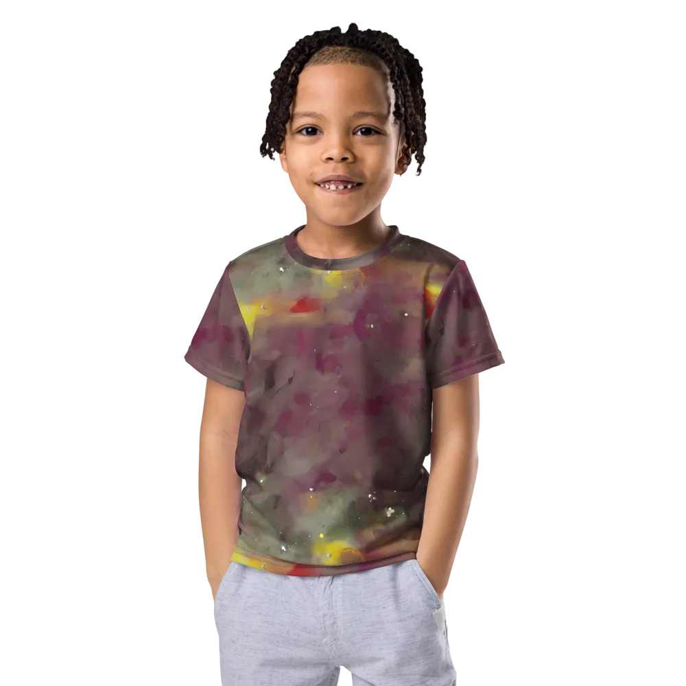 Whispers of Autumn on Kids Crew Neck T-Shirt — Front