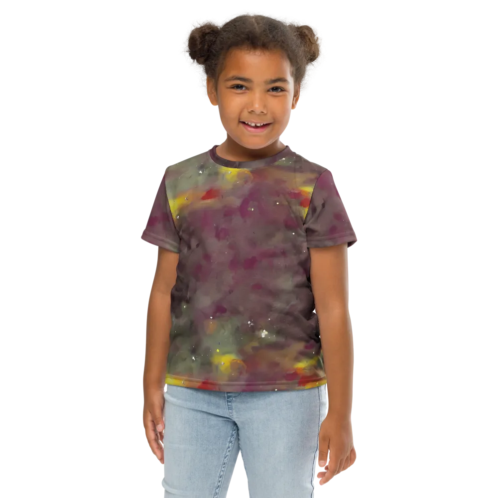 Whispers of Autumn on Kids Crew Neck T-Shirt — Front