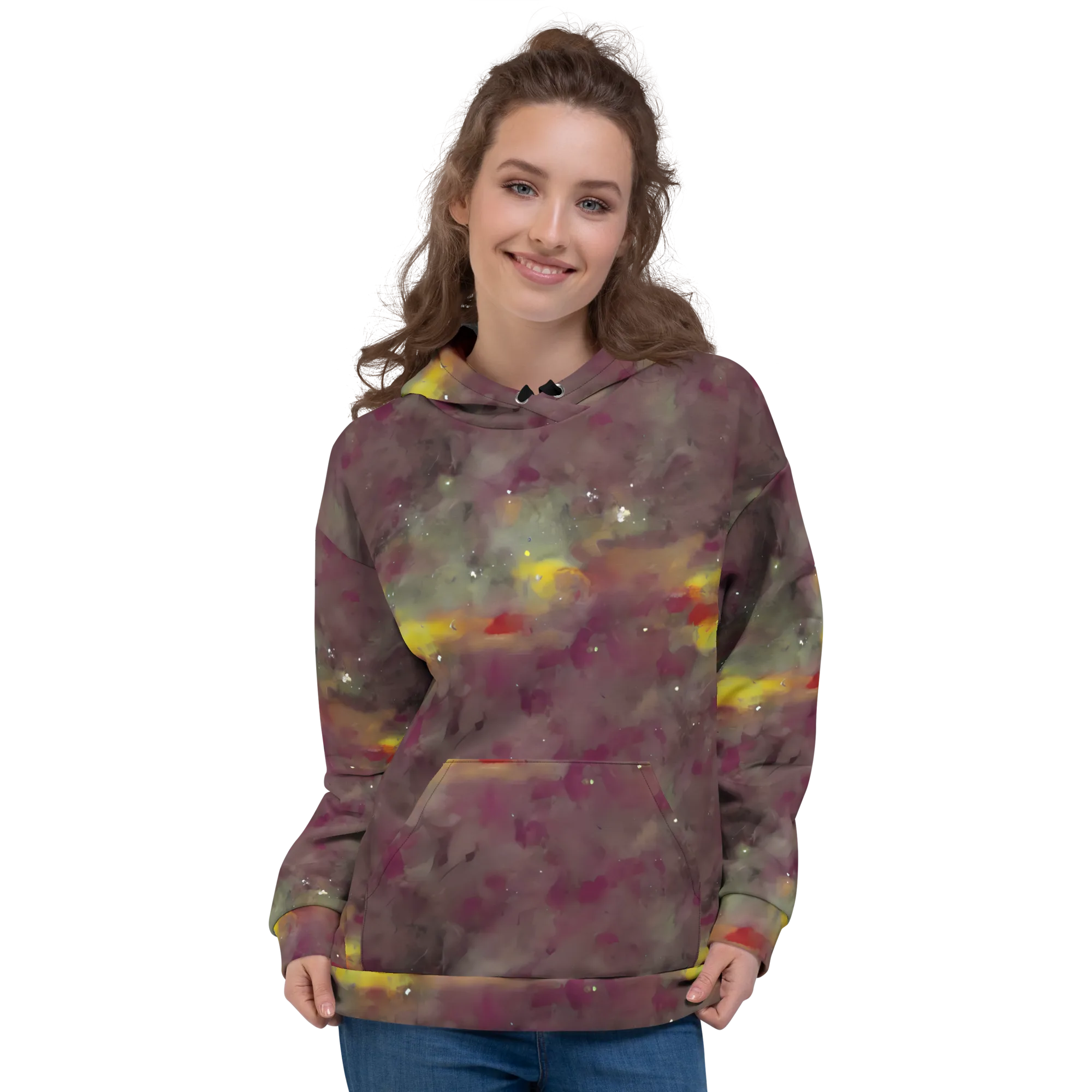 Whispers of Autumn on Hoodie — Front