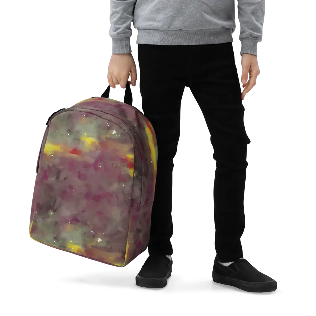 Whispers of Autumn on Minimalist Backpack — Zoomed-in