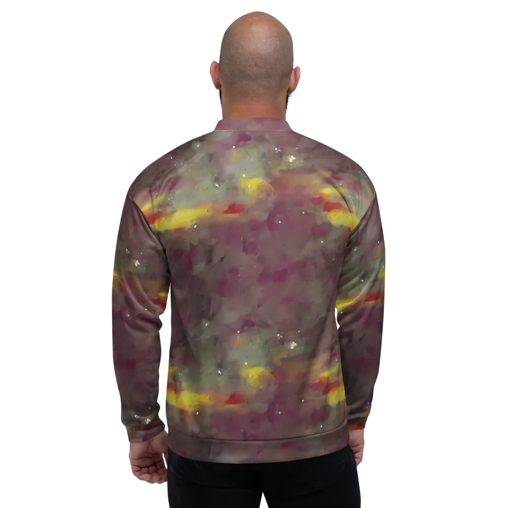 Whispers of Autumn on Bomber Jacket — Back
