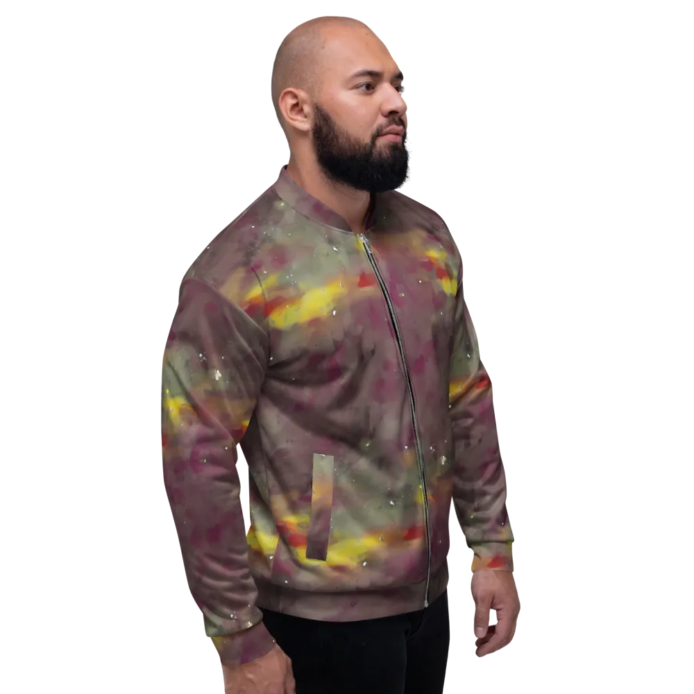 Whispers of Autumn on Bomber Jacket — Right