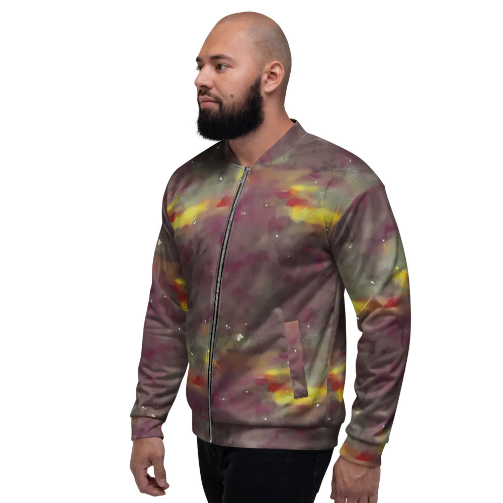 Whispers of Autumn on Bomber Jacket — Left
