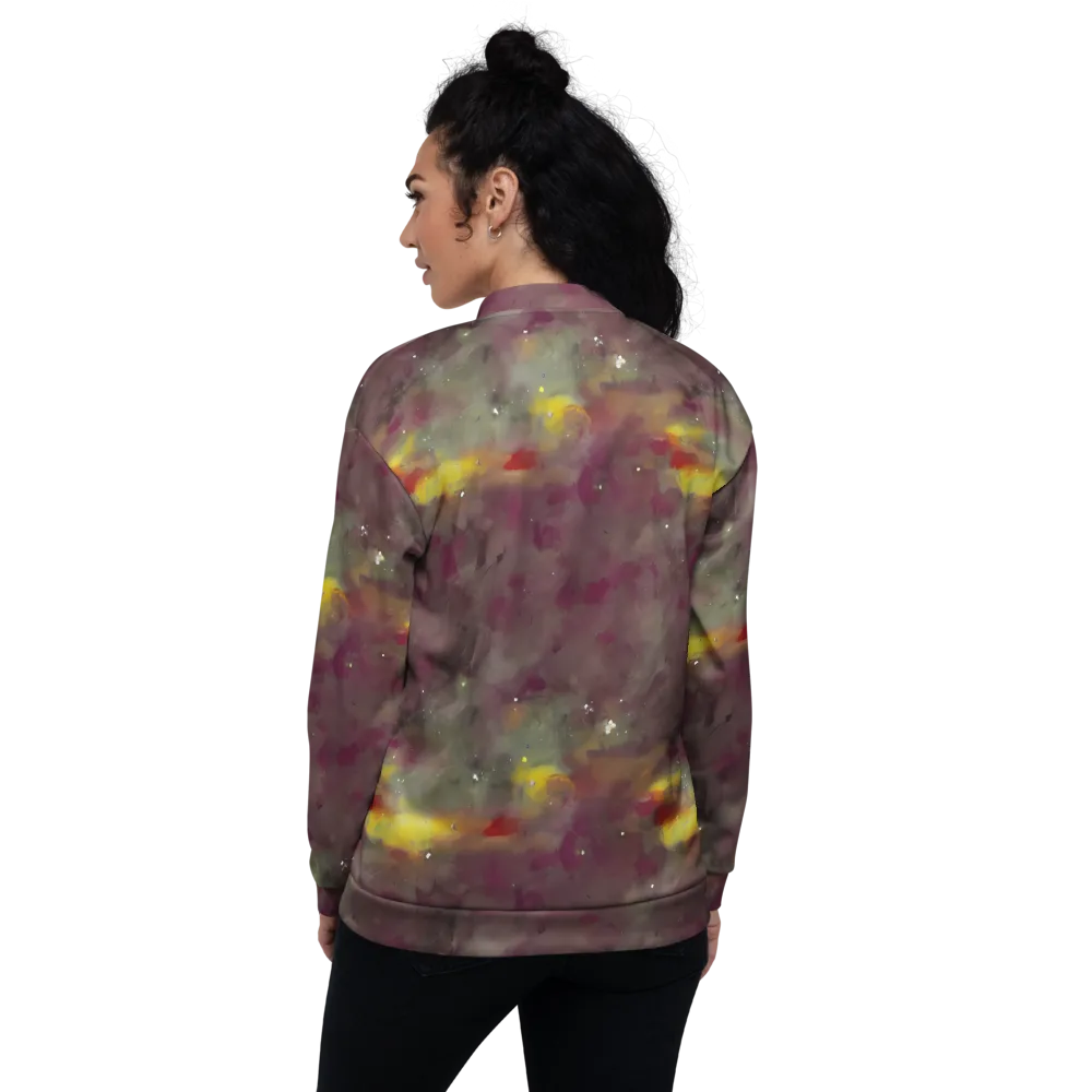 Whispers of Autumn on Bomber Jacket — Back