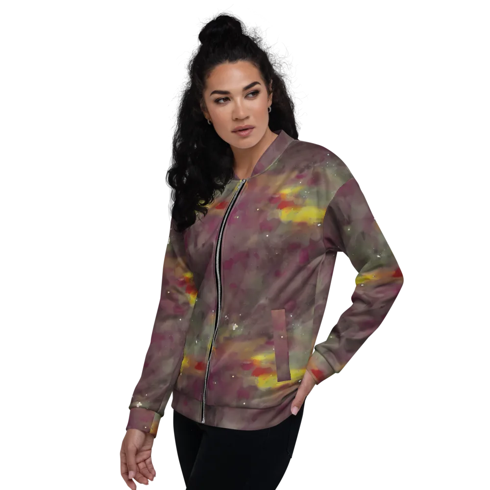 Whispers of Autumn on Bomber Jacket — Left